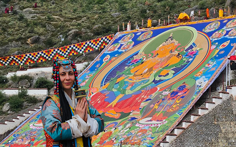 Shoton Festival in Tibet: How our Clients Enjoy Shoton Festival in August 2025!