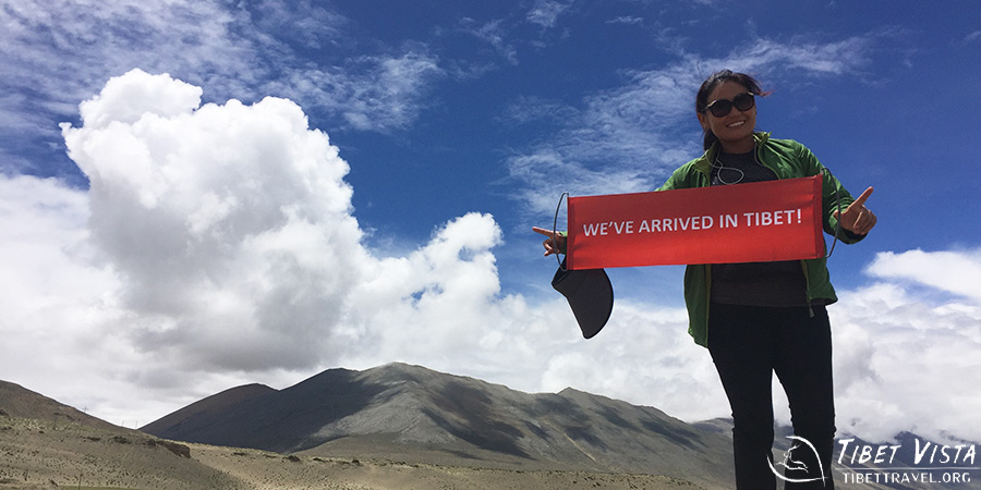  We've arrived in Tibet  