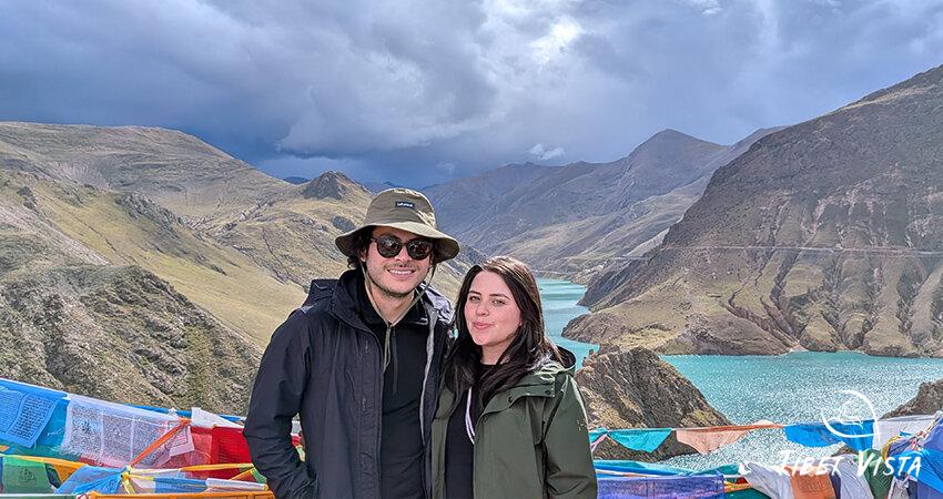 Couple visit Manla Reservoir