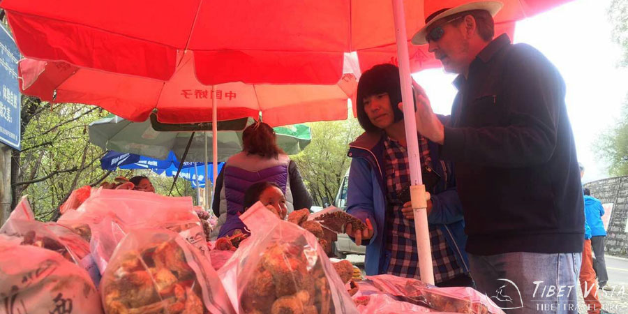 With Nyingchi locals