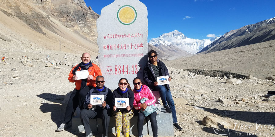 Mount Everest Base Camp in Tibet