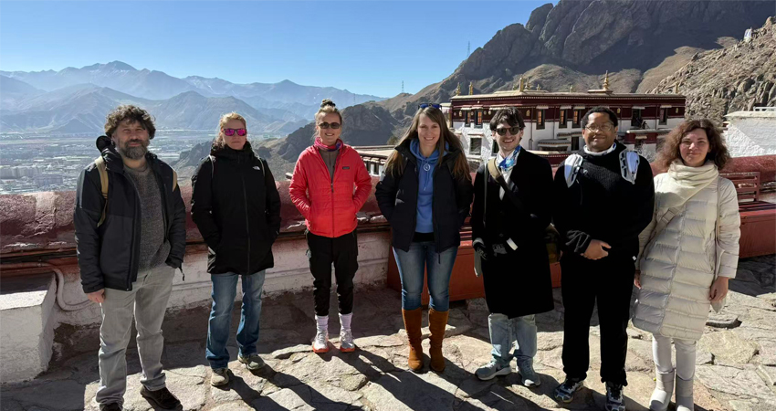 Drepung Monastery Lhasa group travel Tibet