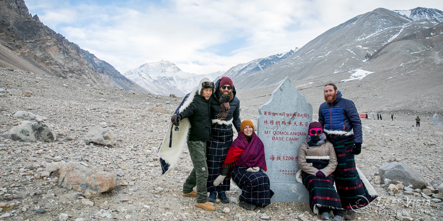 The new site of Everest Base Camp