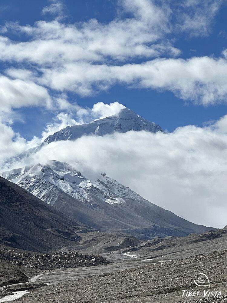 See Mount Everest in Tibet