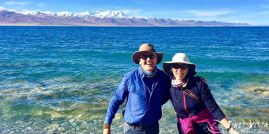  Our guests at Namtso Lake 