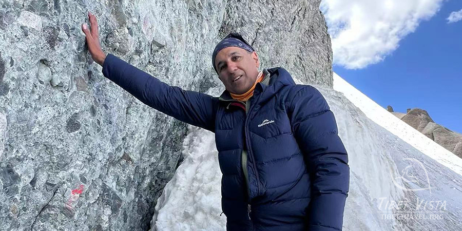 The Moment of Touching Mt. Kailash