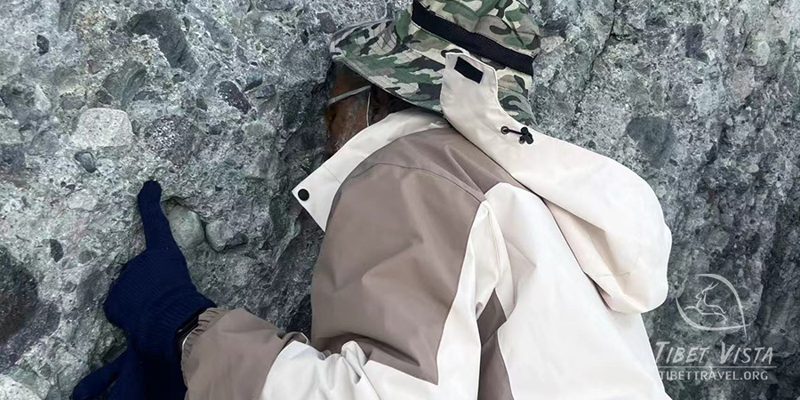 The Moment of Touching Mt. Kailash