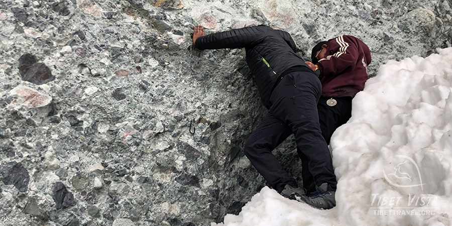 The Moment of Touching Mt. Kailash