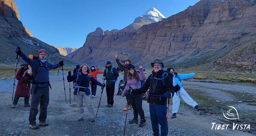 Embarking on pilgrimage around the Mt. Kailash in Tibet