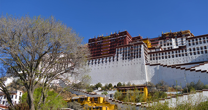 Potala Palace landmark in Lhasa Tibet