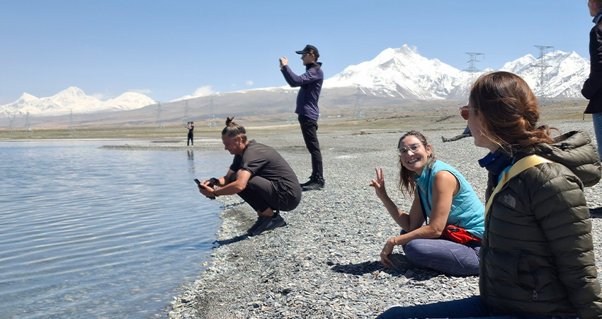 Experience the sacred atmosphere of Lake Manasarovar