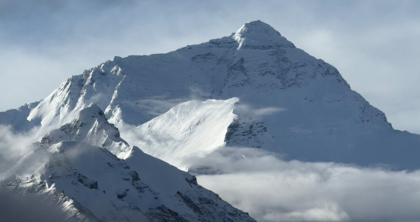 the north face of Mount Everest