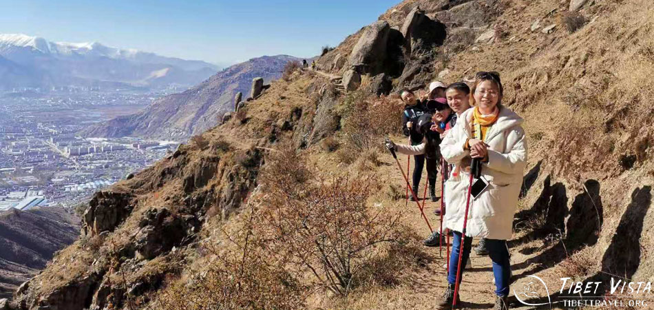 Trekking at Pabonka to find the best possible trekking route for future visitors