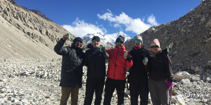 life-time experience in Mt. Everest with Lhasa Beer