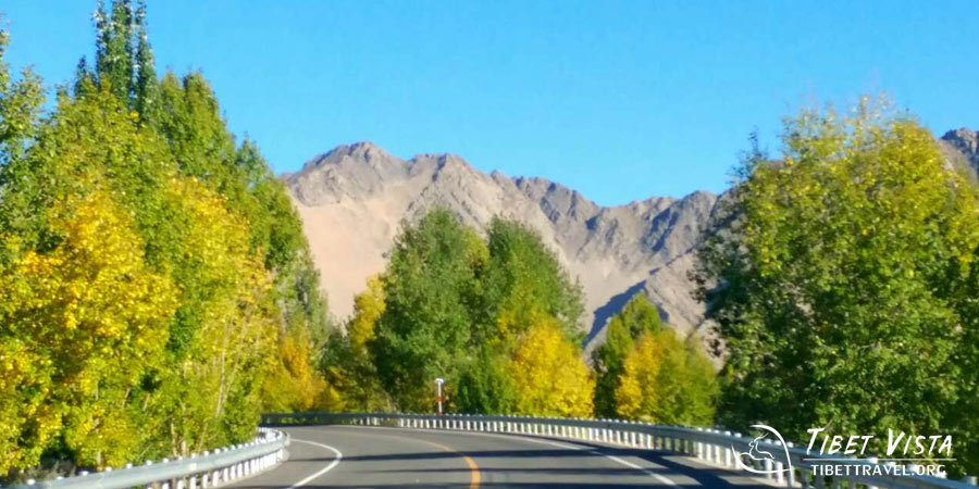  Autumnal landscapes in Tibet