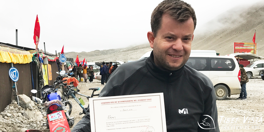   Photo with Certificate 
