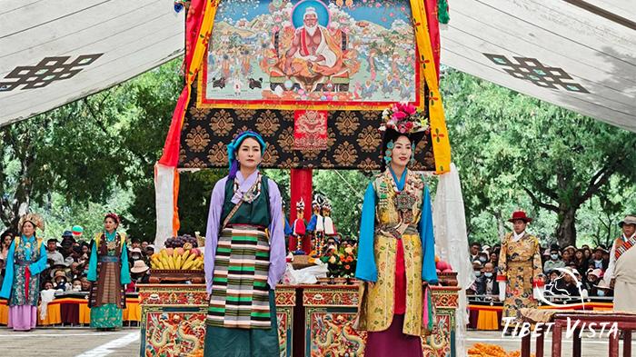 Local Tibetans at park.