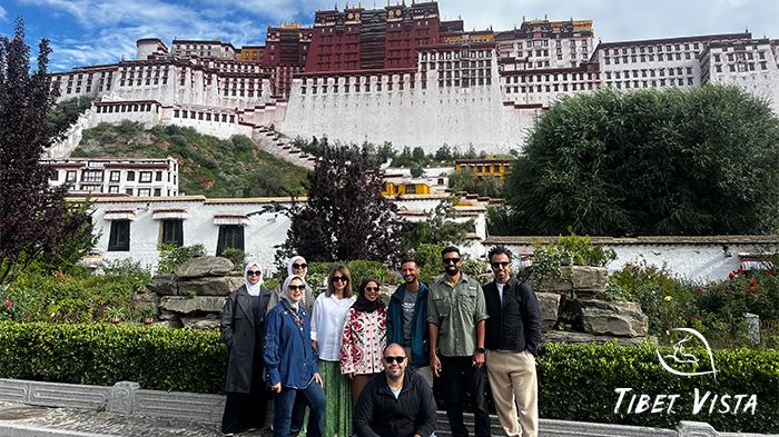 Explore the Potala Palace with joy.