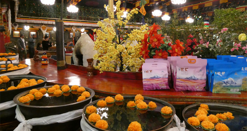 The clean, well-decorated restaurant