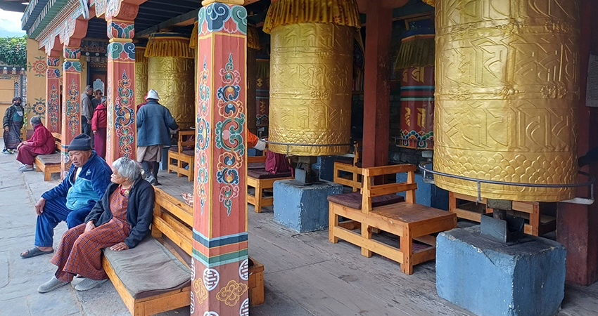 National Memorial Chorten in Thimphu Bhutan