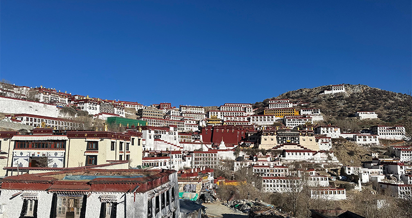 Ganden Monastery near Lhasa is perfect for a short trek