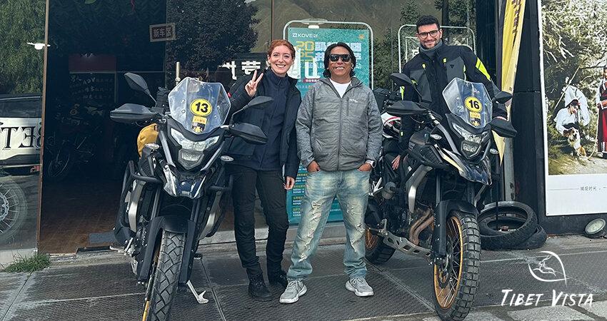 Tibet motorcycle tour with Tenzin