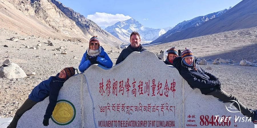 Tibet winter family with children tour