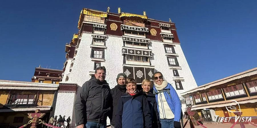 Tibet winter family with children tour