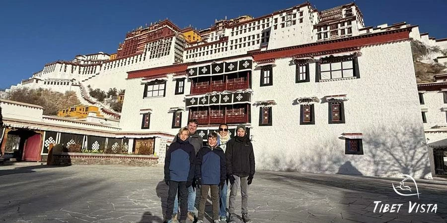 Tibet winter family with children tour
