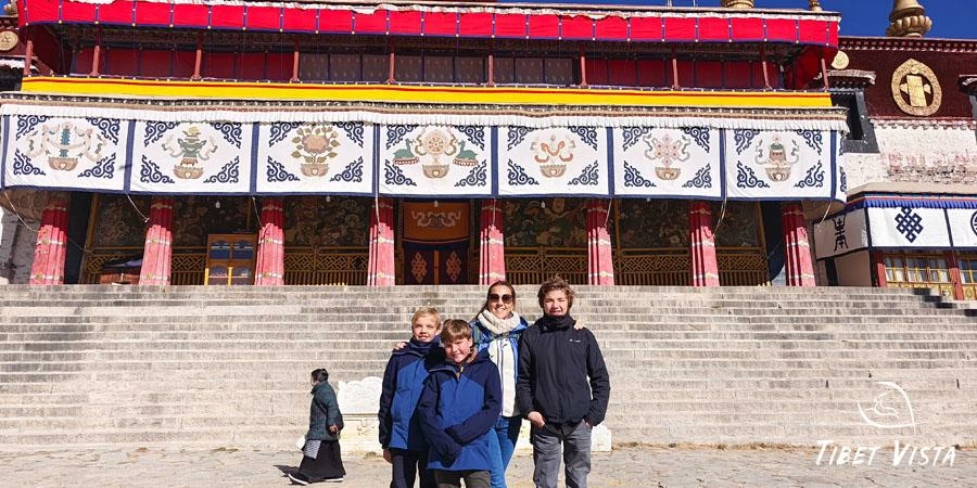 Tibet winter family with children tour