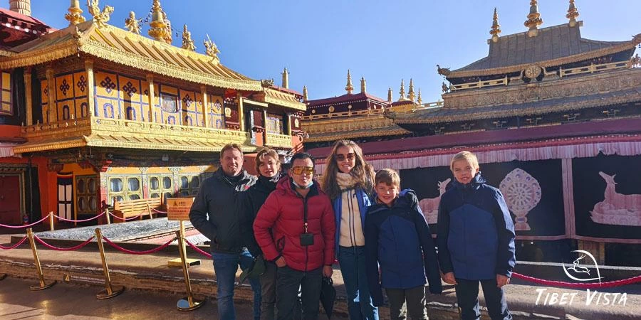 Tibet winter family with children tour