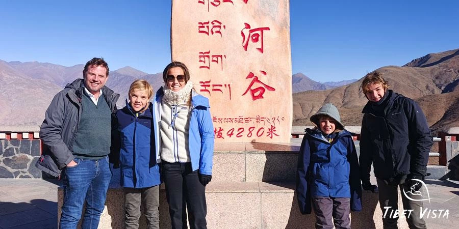 Tibet winter family with children tour