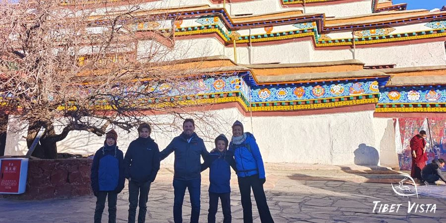 Tibet winter family with children tour