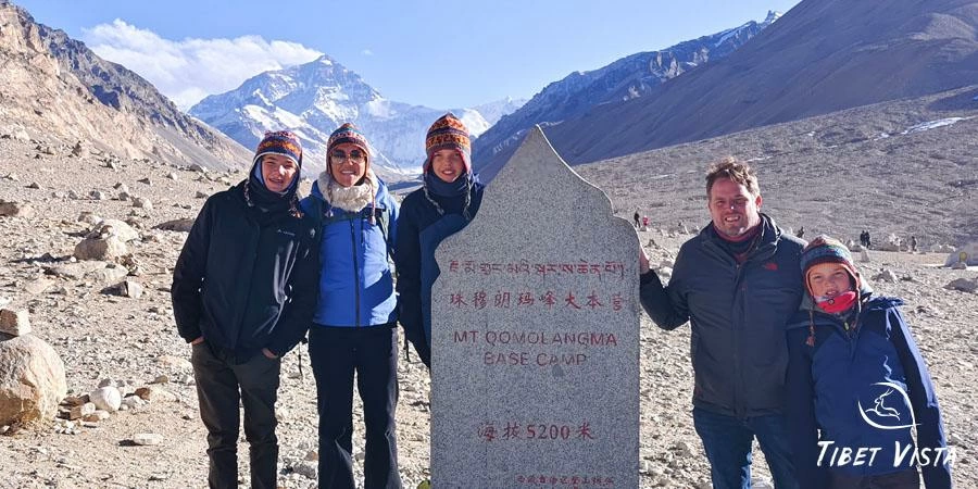 Tibet winter family with children tour