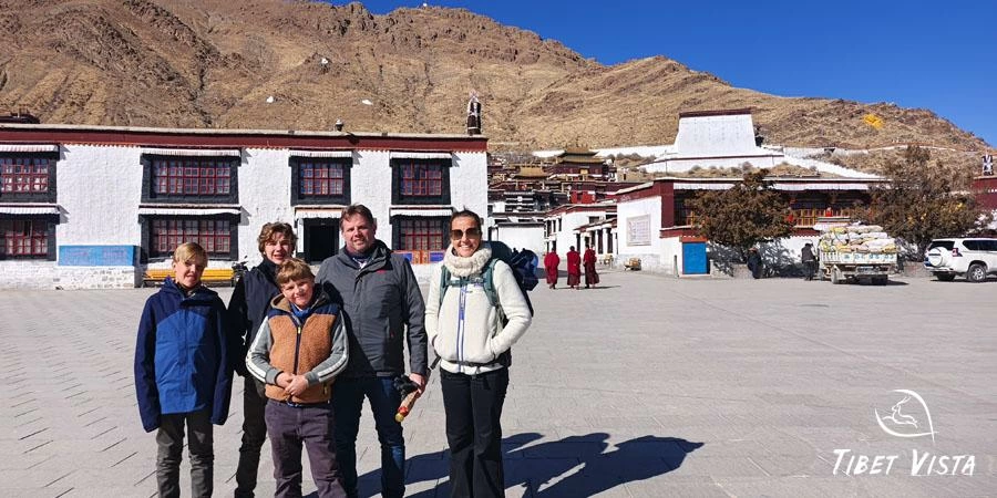 Tibet winter family with children tour
