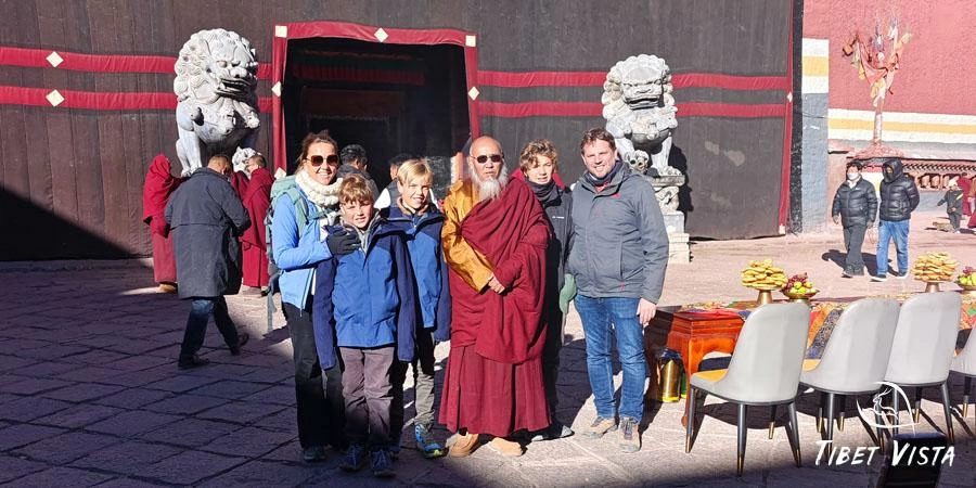 Tibet winter family with children tour