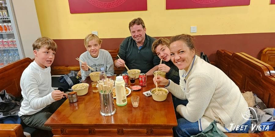 Tibet winter family with children tour