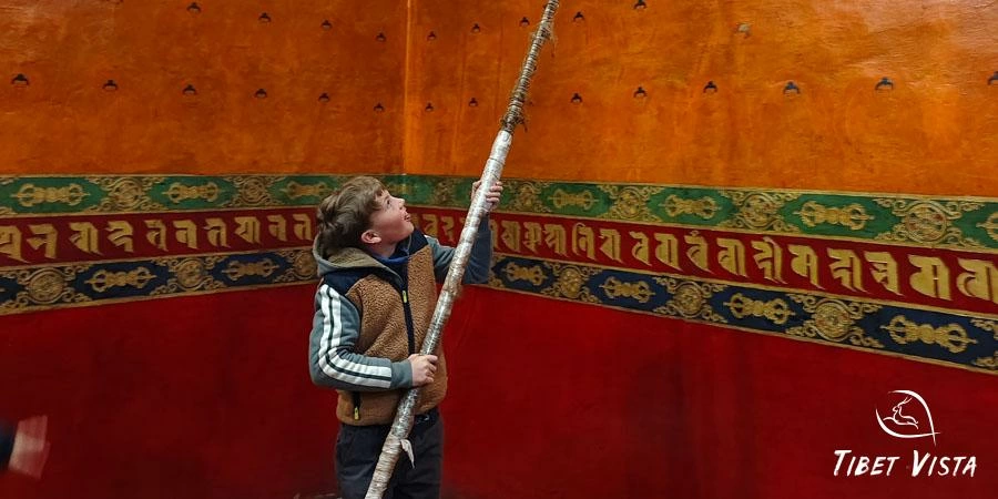 Tibet winter family with children tour
