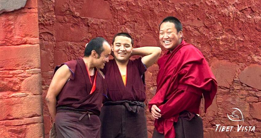 Tibetan monks