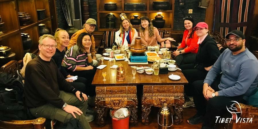 Cherished Moments Around the Table in Tibet