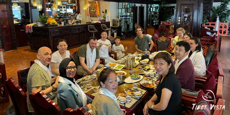 Cherished Moments Around the Table in Tibet