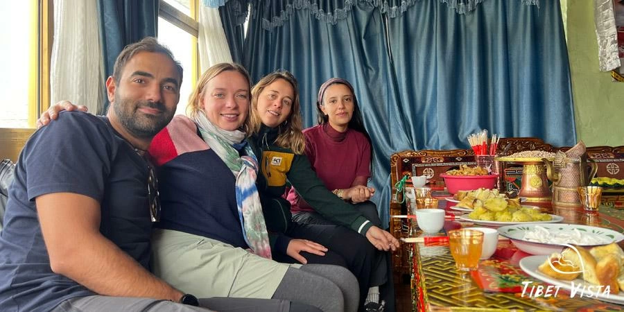 Cherished Moments Around the Table in Tibet