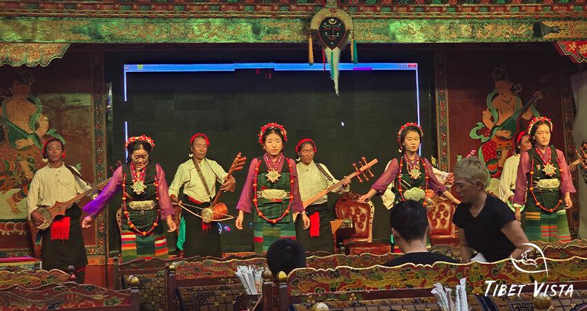 Enjoyed the traditional Tibetan dancing and singing
