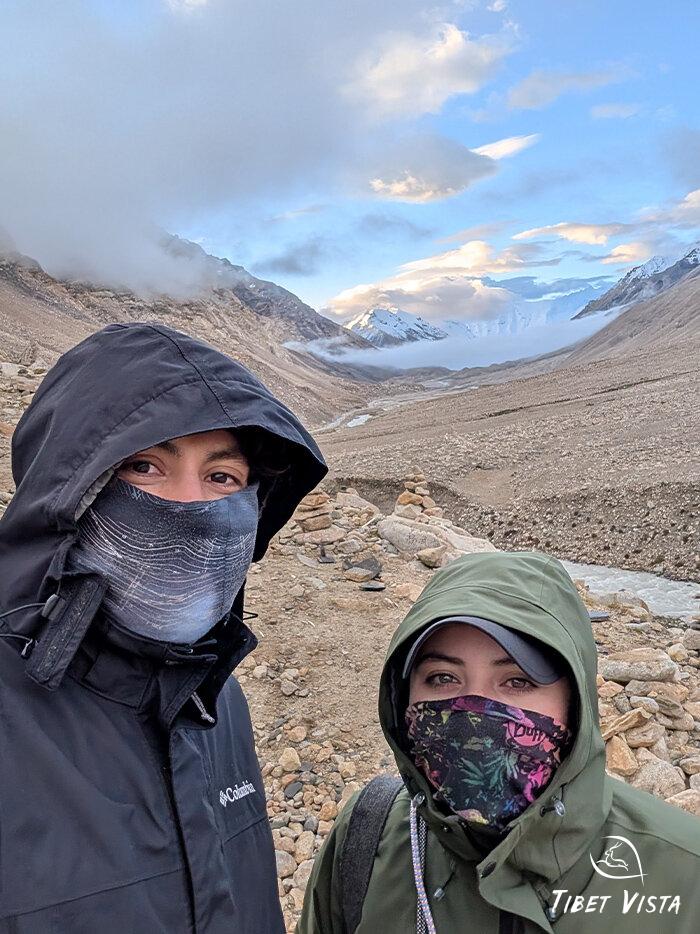 Wait for clear Everest view