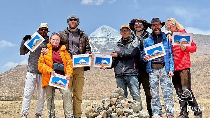 Our beloved guest in front of the Potala Palace this July.