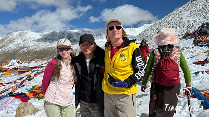 Light snow is possible during the kora around Mt. Kailash in late April.