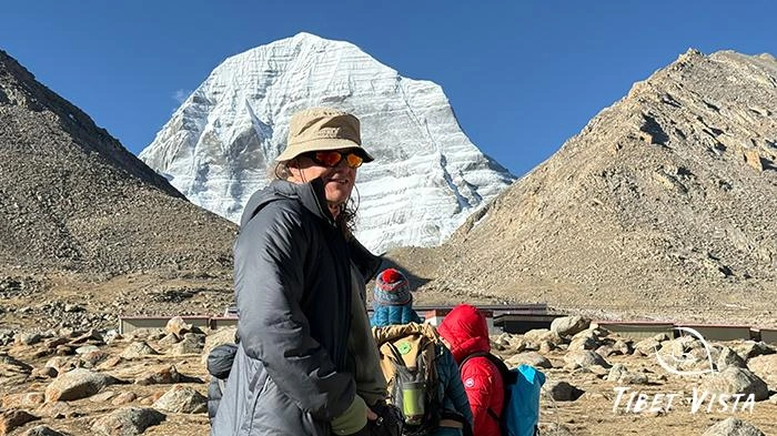 Face to Face with Mt.Kailash during the Kora.