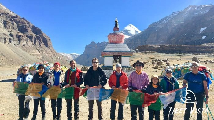 Mt.Kailash Kore during the Saga Dawa festival.