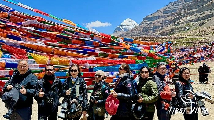 Our beloved guests participate in the celebration of Saga Dawa festival at Mt.Kailash.