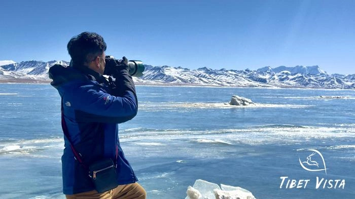 Namtso lake in early Spring.
